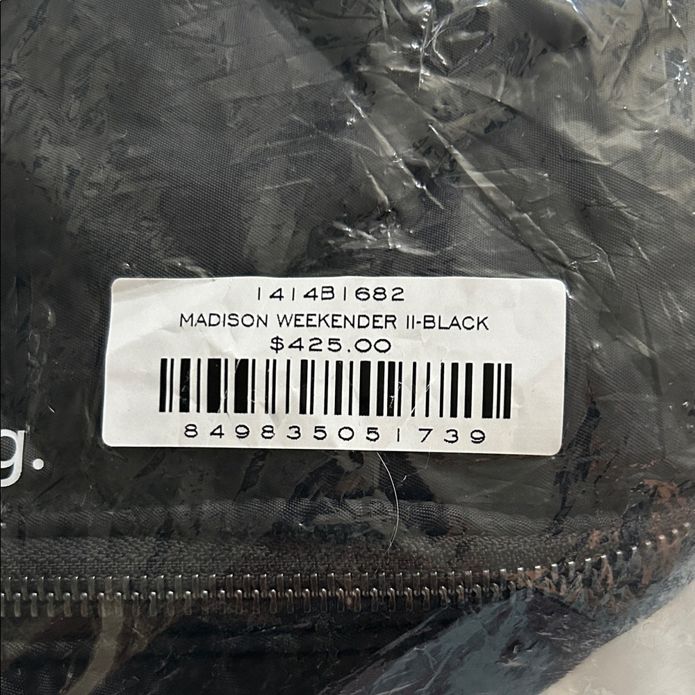 Great gift! MZ Wallace Madison Weekender Black Quilted Travel Bag NWT - Picture 10 of 12